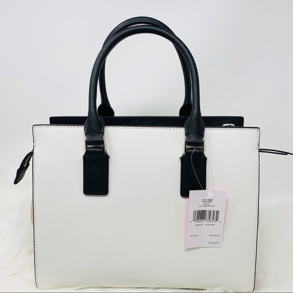 Kate Spade Medium Cameron warm beige Satchel Nwt - Picture 3 of 7